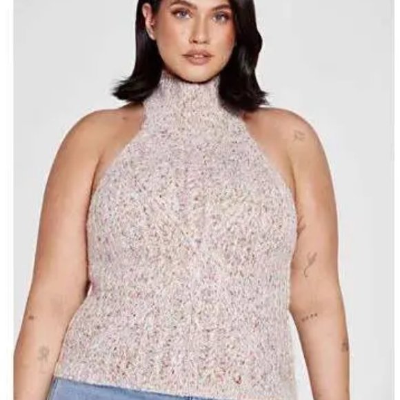 Fashion to Figure Ellie Marled Shrug and Tank Set in Multi Color Size 2 (NWOT) - Picture 3 of 8